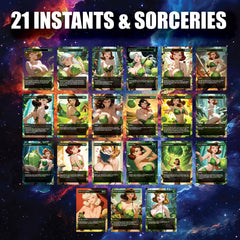 The Cabbage Merchant — Sexy Pin-Up Proxy Deck | Mono-Green Food Mayhem