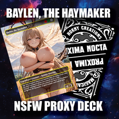 NSFW Baylen the Haymaker, Hare Apparent | RABBIT SWARM | + 21 Sizzling Rabbit Tokens
