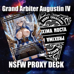 NSFW Bespectacled Law & Lust: Grand Arbiter + 31 Timeless Artificers - Sexy Custom Proxy Commander Deck