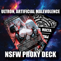 NSFW Ultron, Artificial Malevolence | Custom Proxy Commander Deck | Colorless Artifact EDH | Sexy Robot Waifu Theme