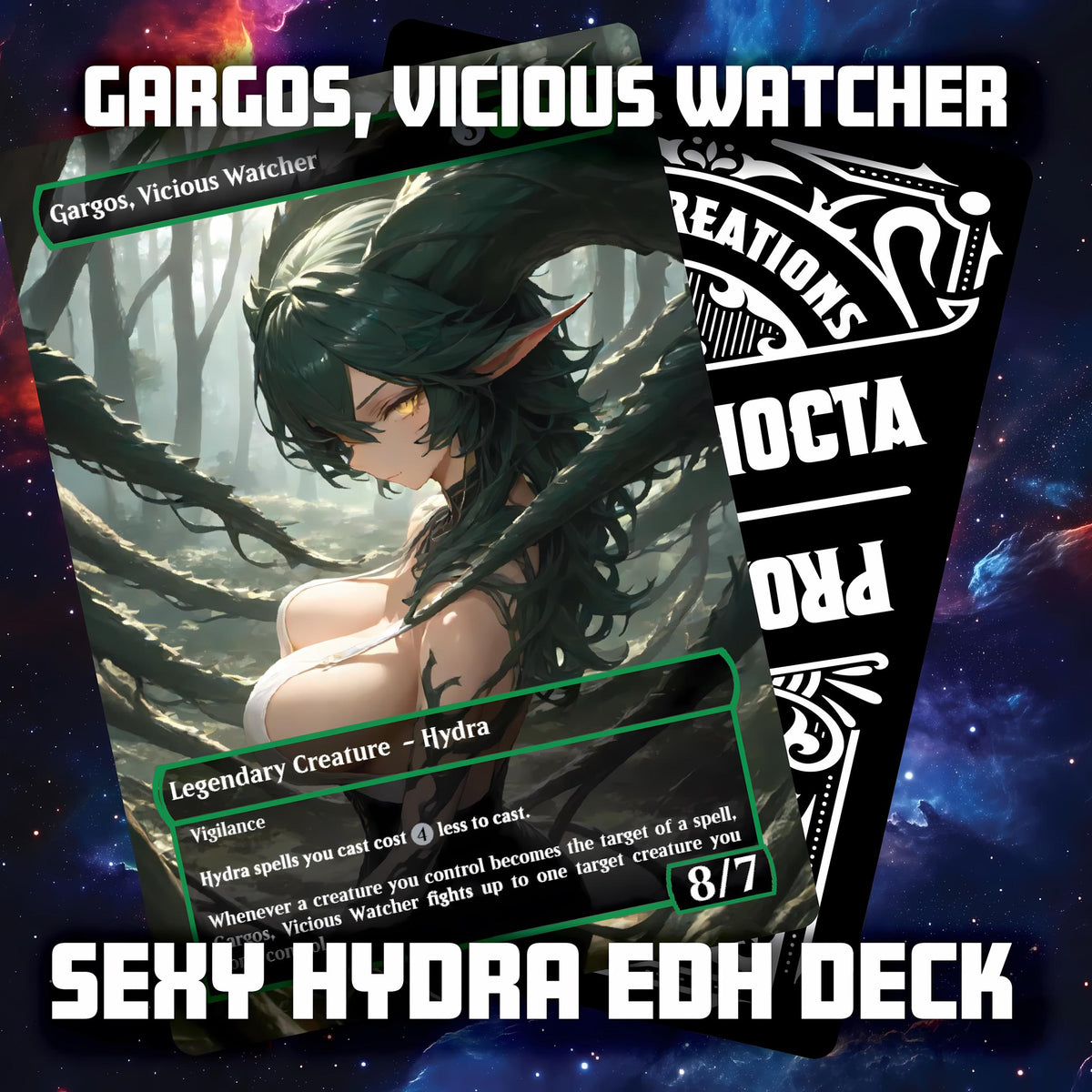 Gargos, Vicious Watcher: Sexy Custom Proxy Commander Deck  – Unleash the Hydra Queen!