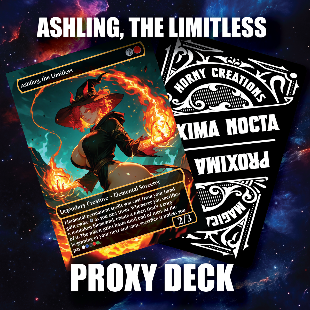 Ashling the Limitless – Sexy Witch Proxy Deck