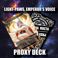 Light-Paws, Emperor’s Voice — “Divine Devotion” Custom Proxy Deck