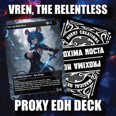 Vren the Relentless – Queen of Rats & Exile -  Sexy Custom MTG Proxy Commander Deck
