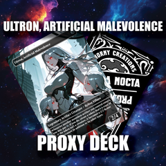 Ultron, Artificial Malevolence | Custom Proxy Commander Deck | Colorless Artifact EDH | Sexy Robot Waifu Theme